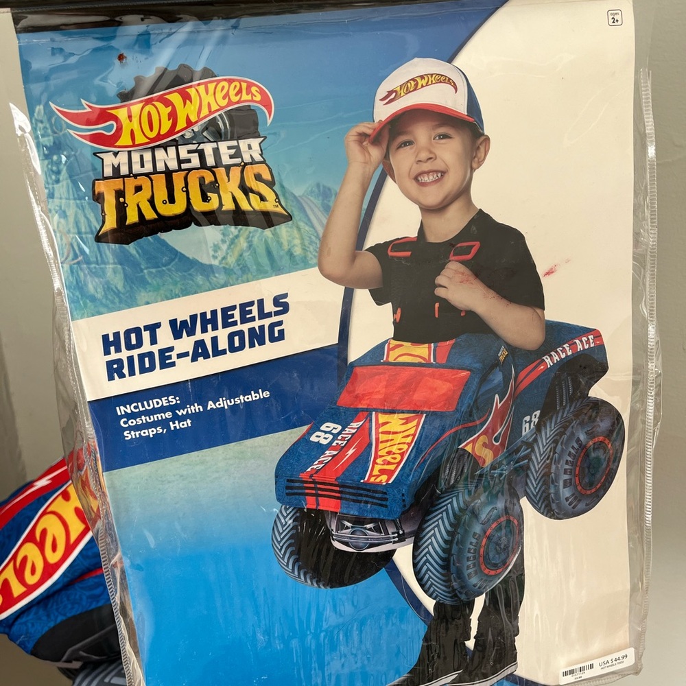 Spirit Halloween Hot Wheels Toddler Ride-Along Costume